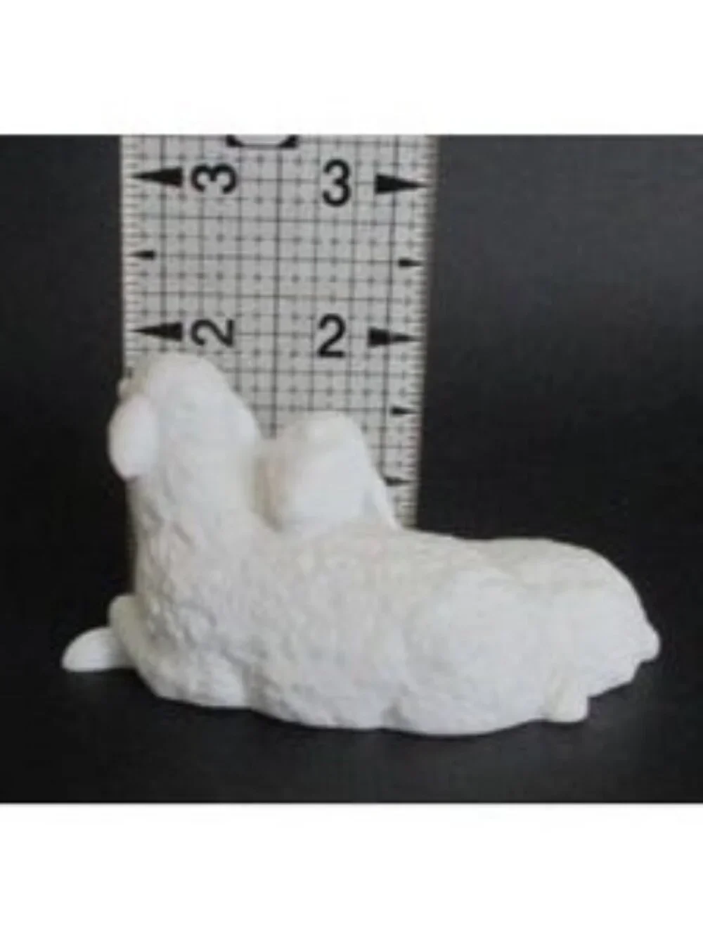 Vintage Avon Nativity Sheep Figurine: 1983 Porcelain Bisque, Original Box